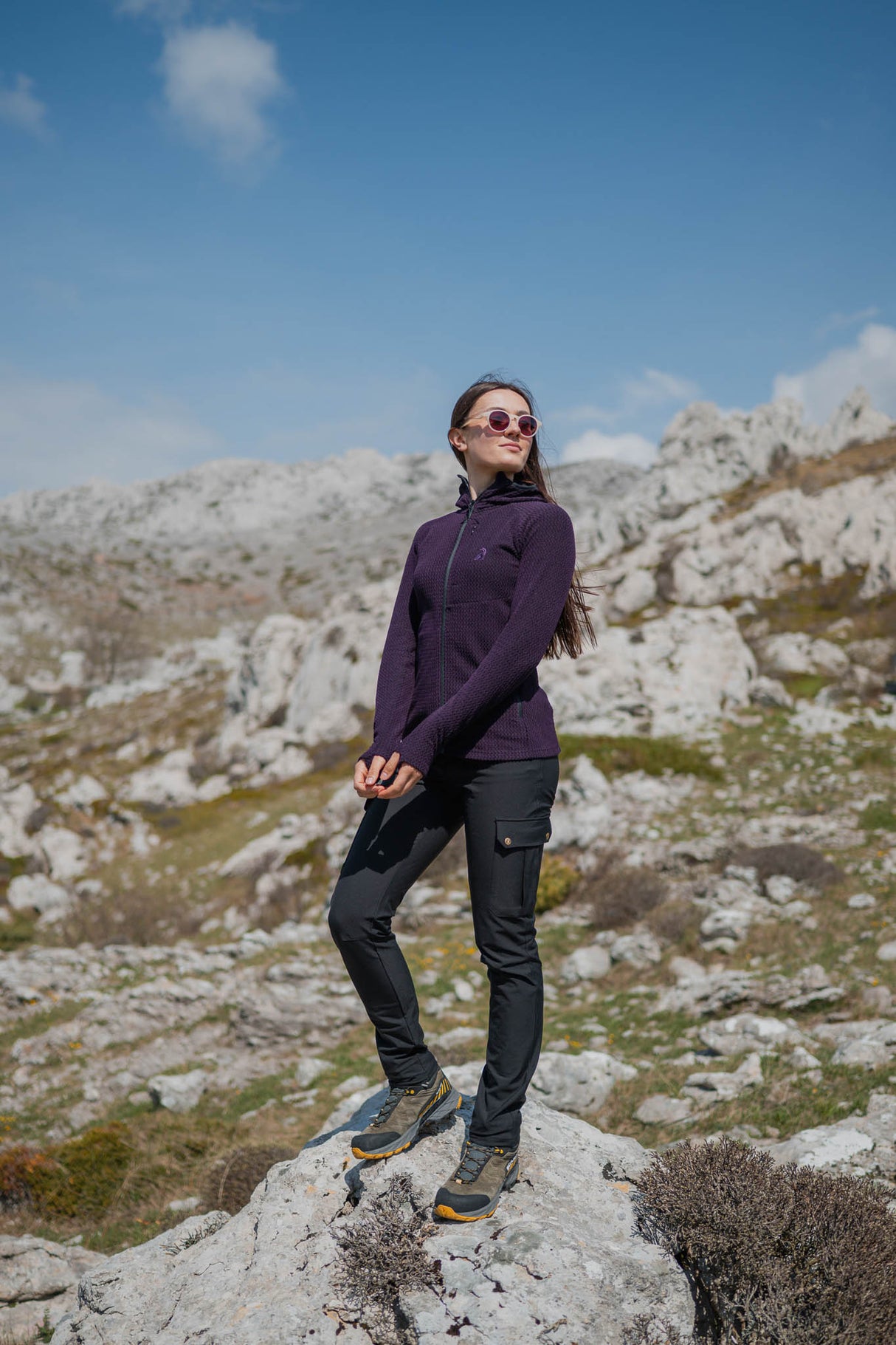 Vertex Hoody Dark Purple