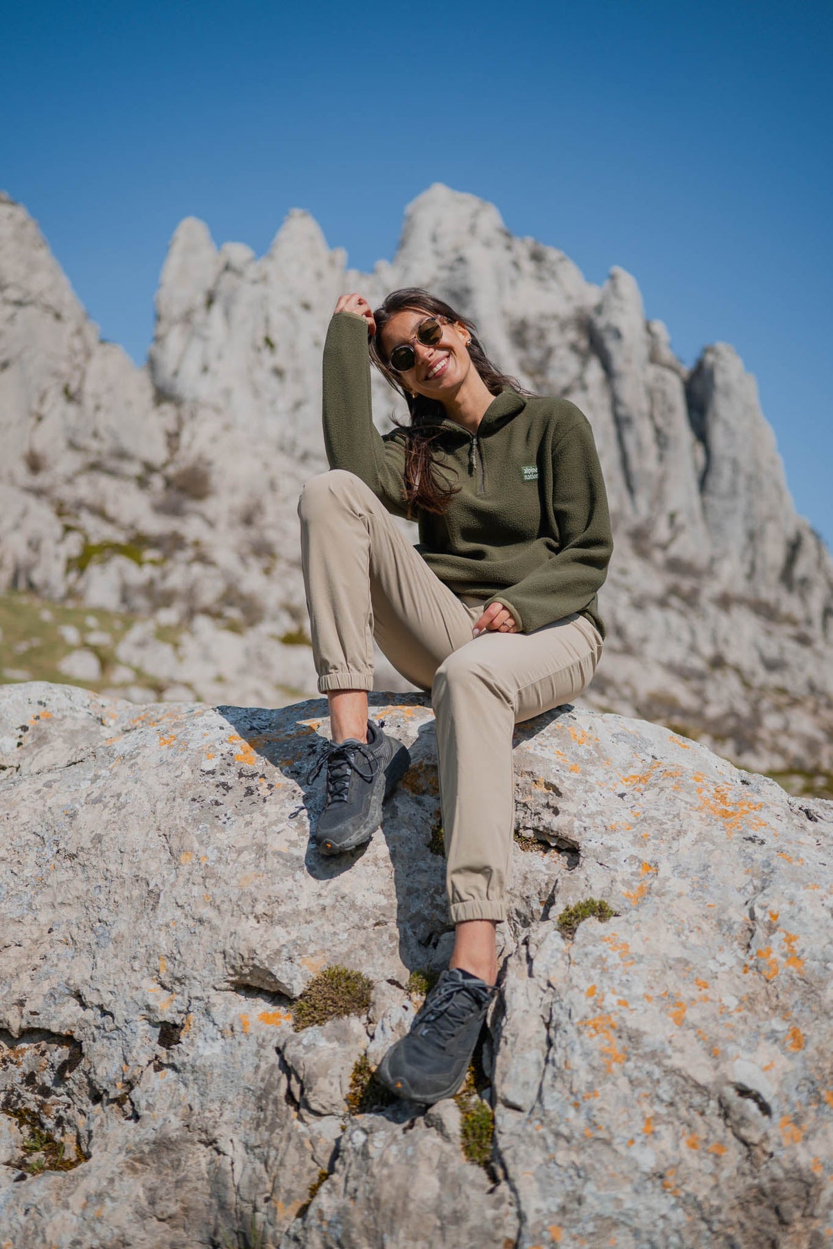 Venture Joggers Olive - Produžene (+7cm)