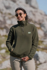 Atlas Fleecepullover Moss Green