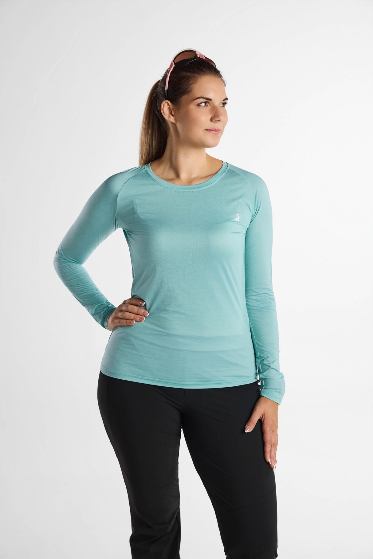 Summit Long Sleeve Tee Glacier