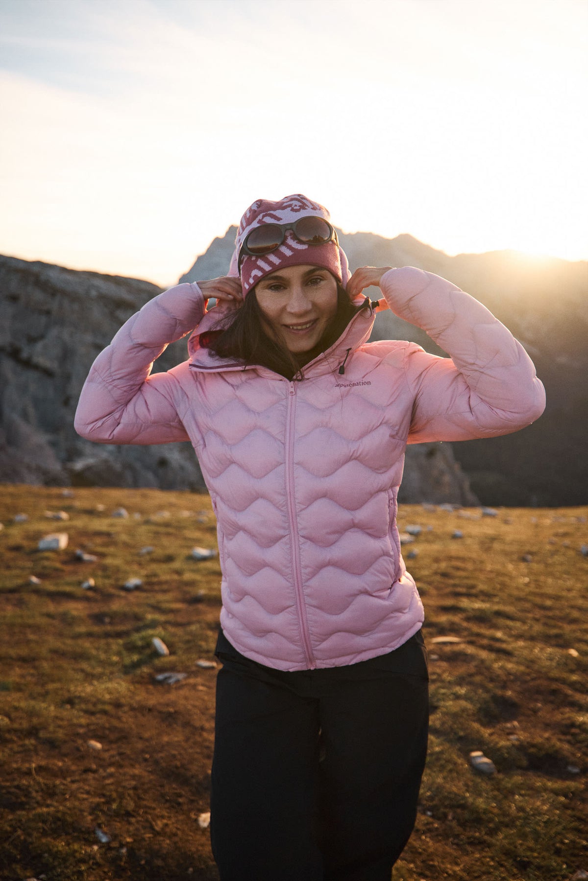 Aurora Down Jacket - Rose