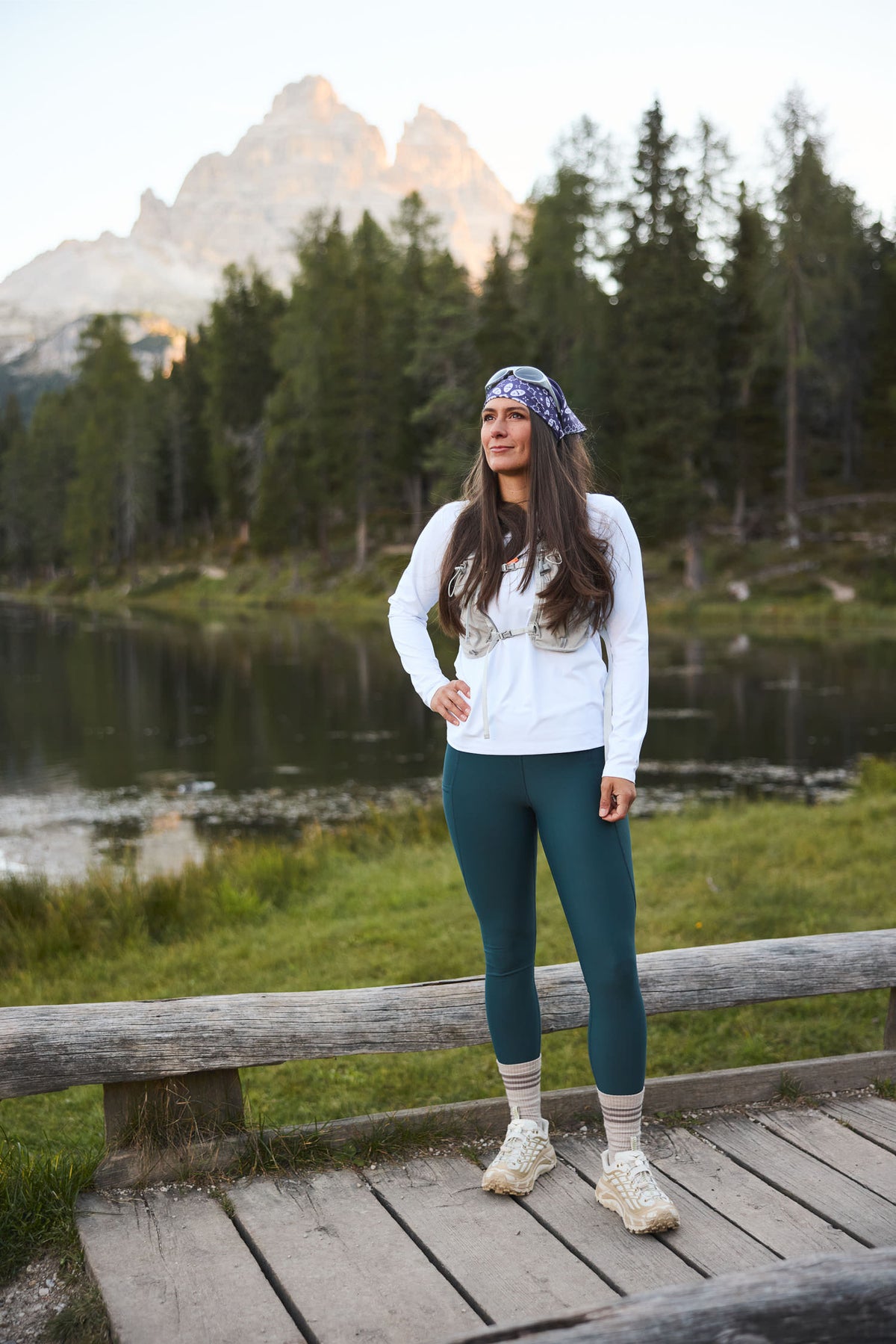Summit Pocket Leggings Deep Teal