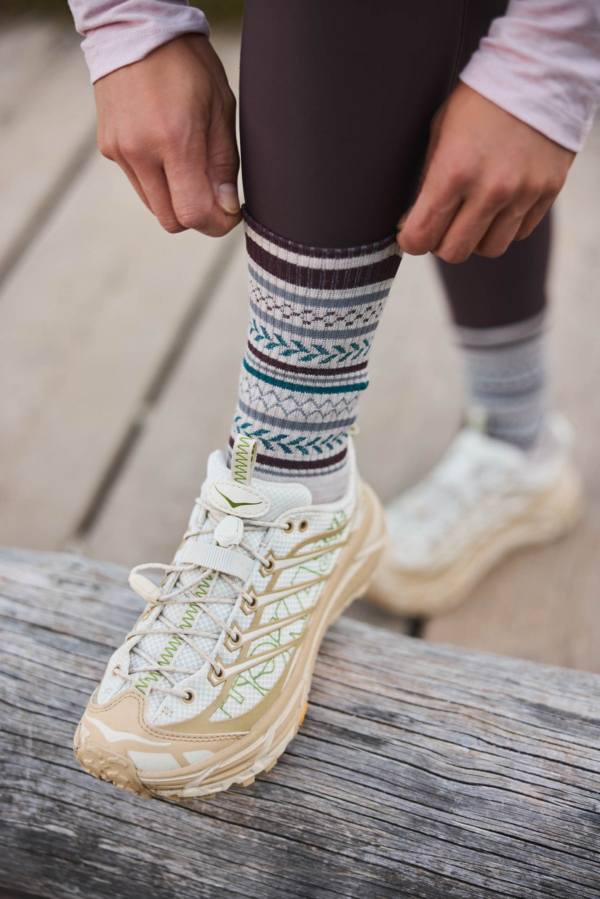 Abisko Merino Socks - Frostwood