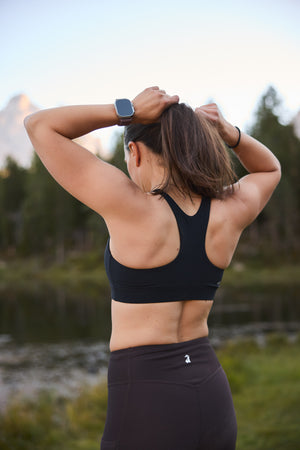 Lava Rock Racerback Sports Bra