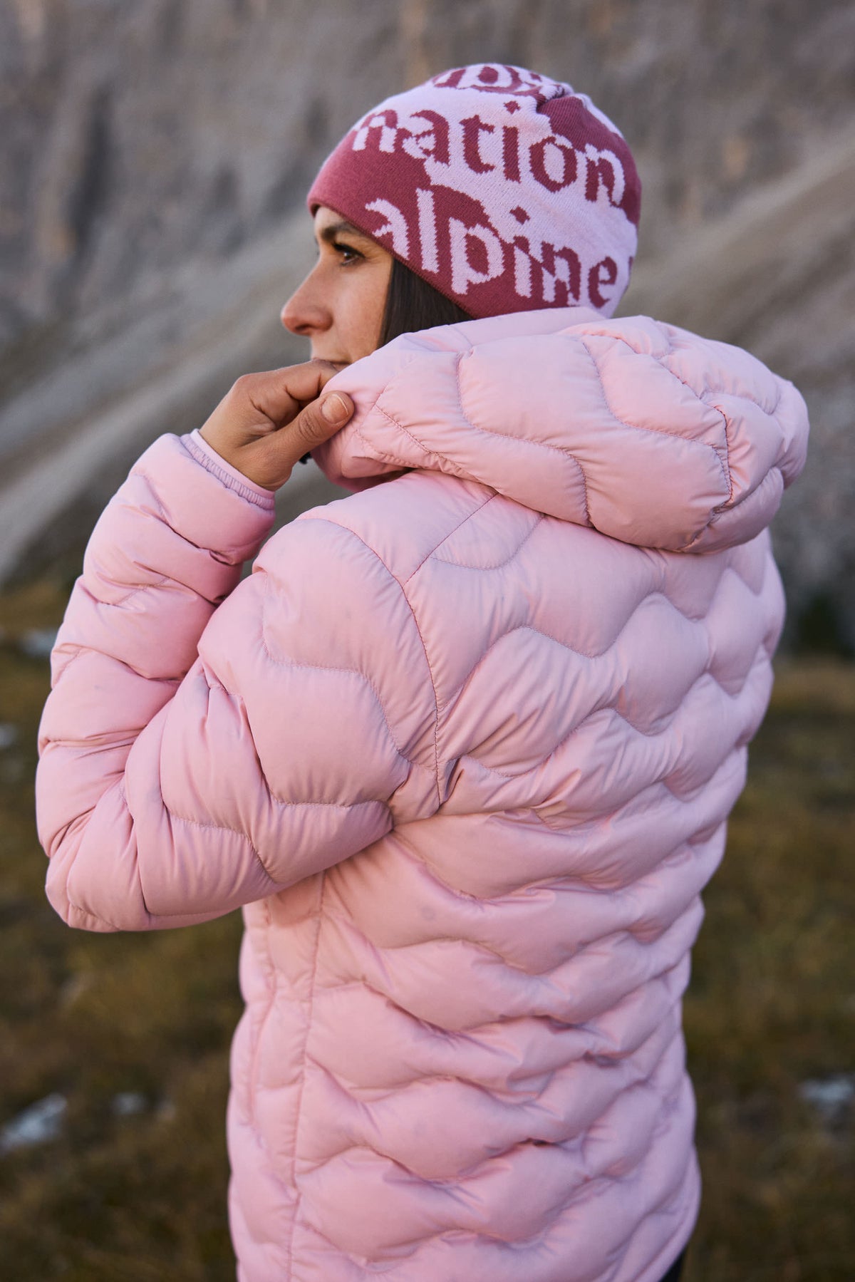 Aurora Down Jacket - Rose