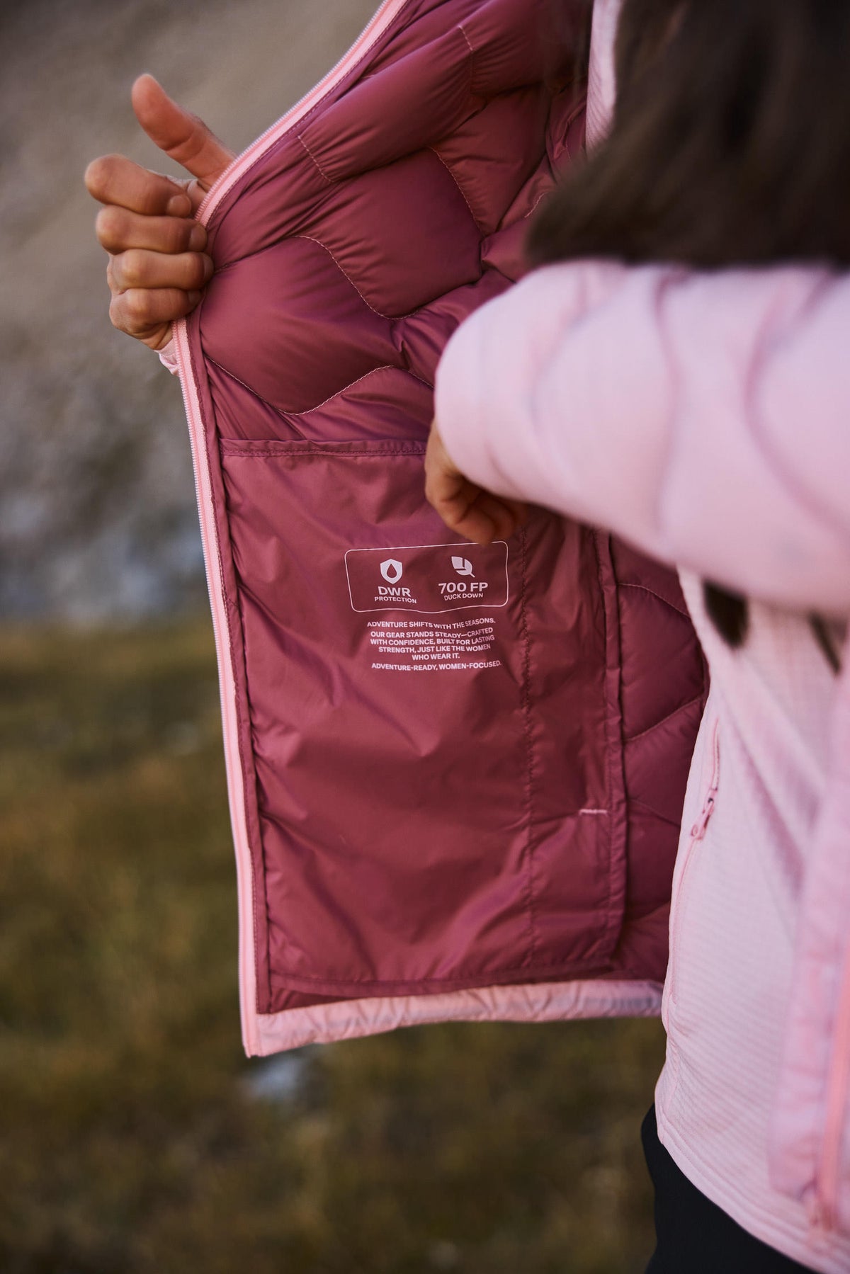 Aurora Down Jacket - Rose