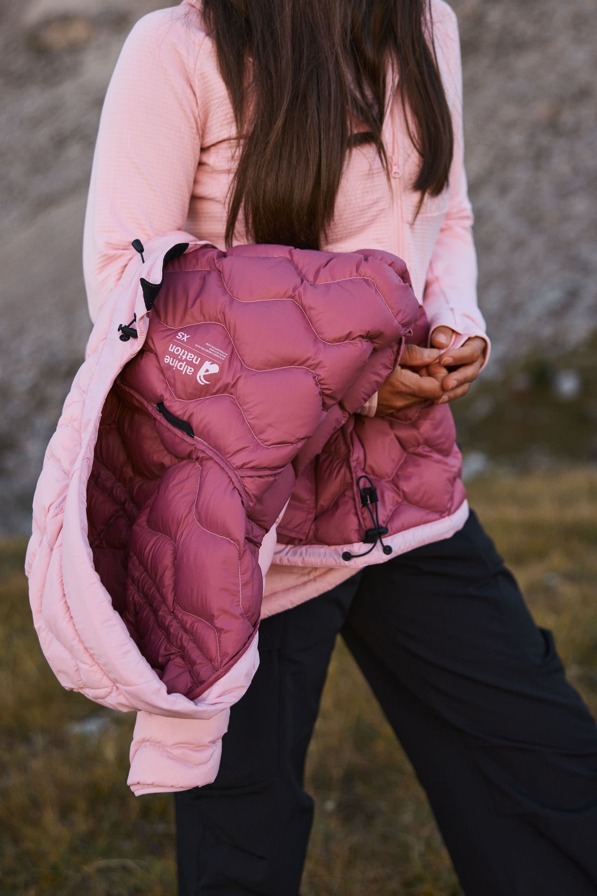 Aurora Down Jacket - Rose