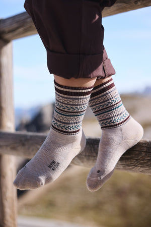 Abisko Merino Socks - Frostwood