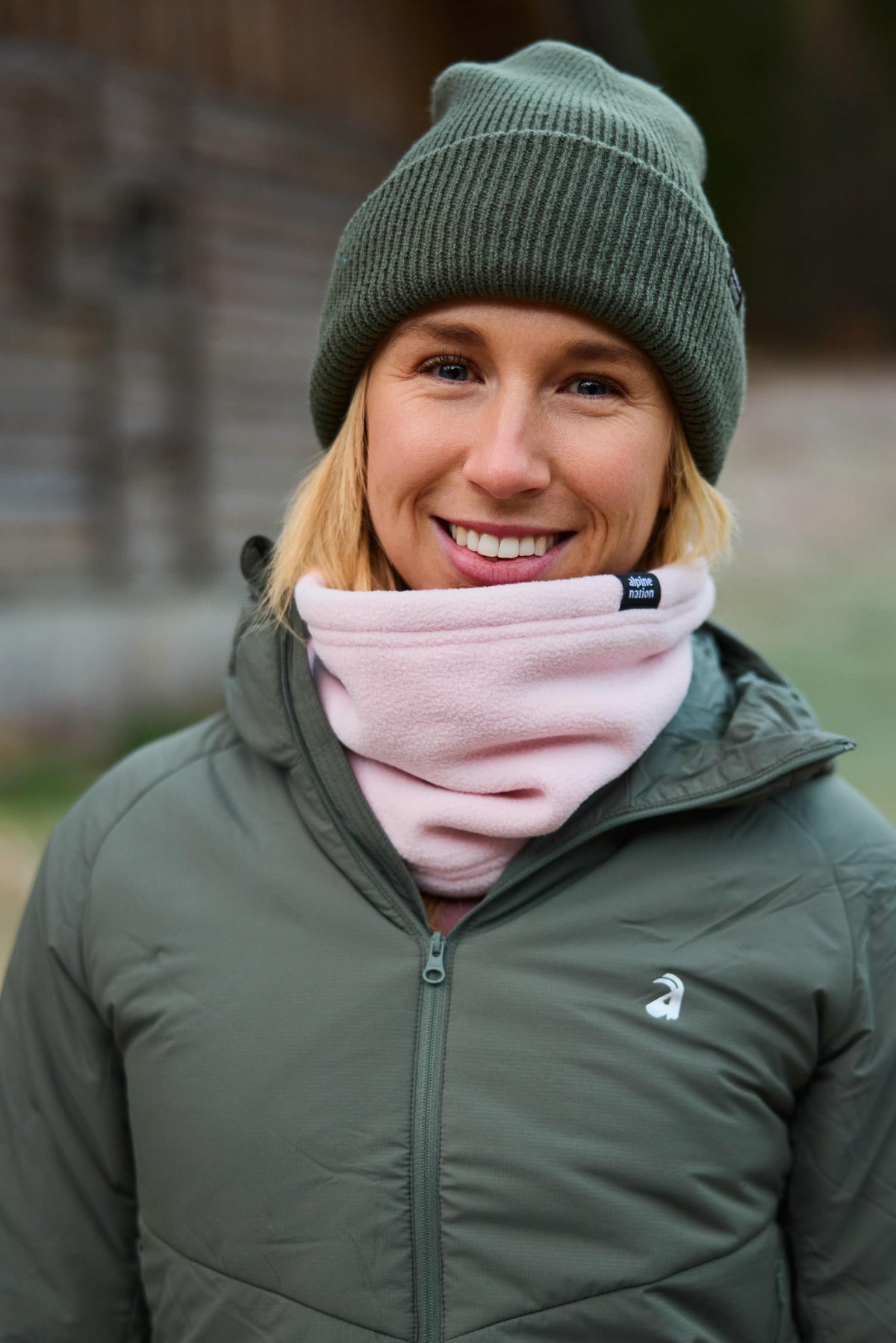 Sherpa Neckwarmer - Blush