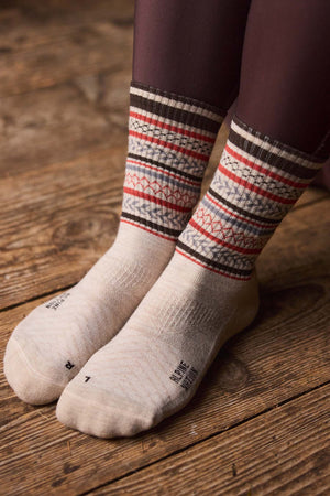 Abisko merino nogavice - Pumpkin Spice