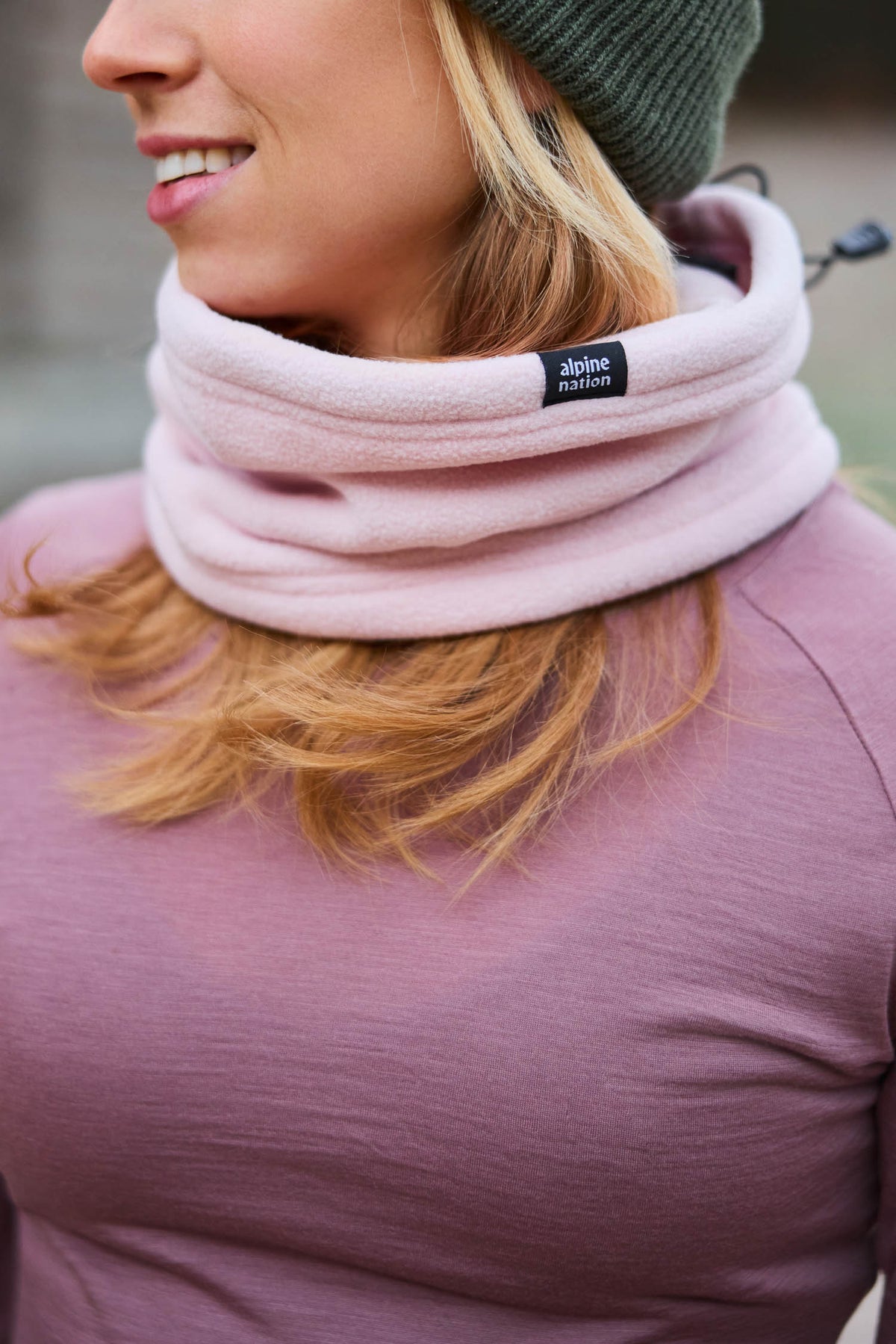 Sherpa Neckwarmer - Blush