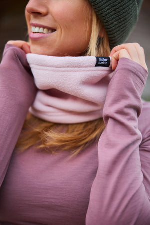Sherpa Neckwarmer - Blush