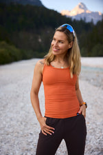 Aerial Ribbed Tank Top Mauve