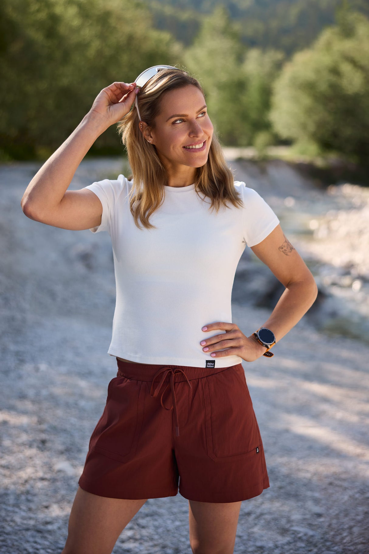 Riva Ribbed T-shirt - Zenith