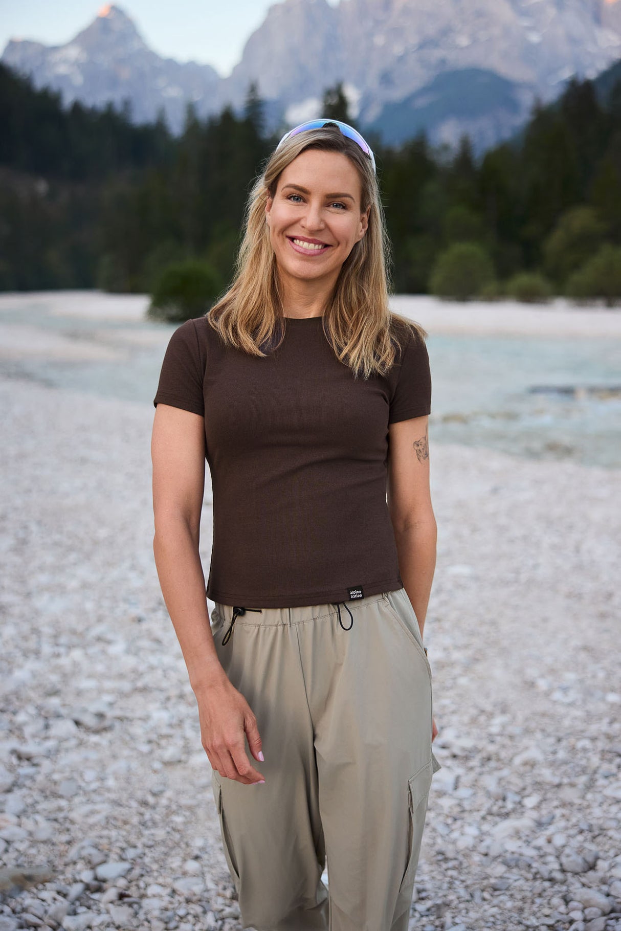Riva Ribbed T-shirt - Espresso