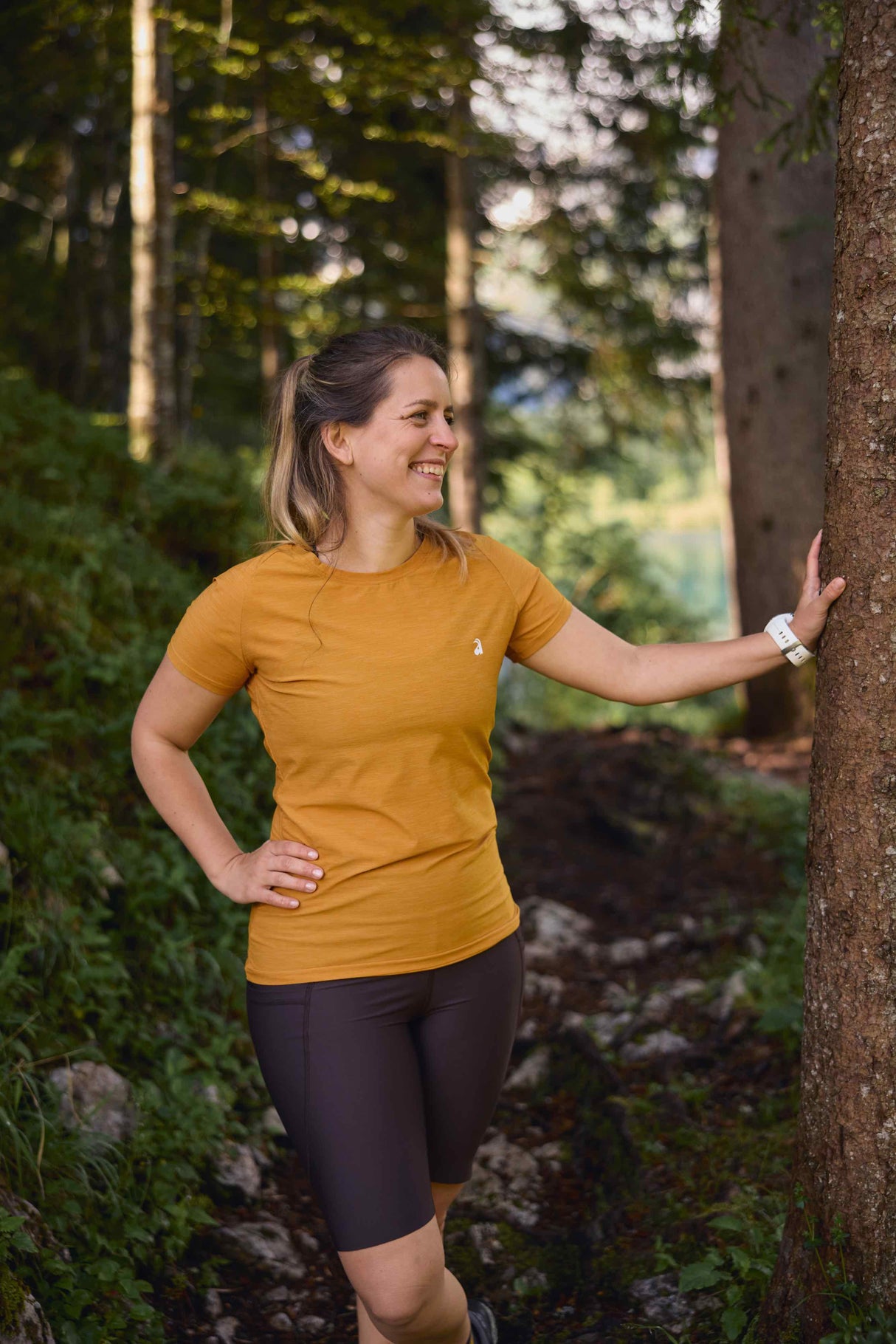 Summit Short Sleeve Tee Marigold