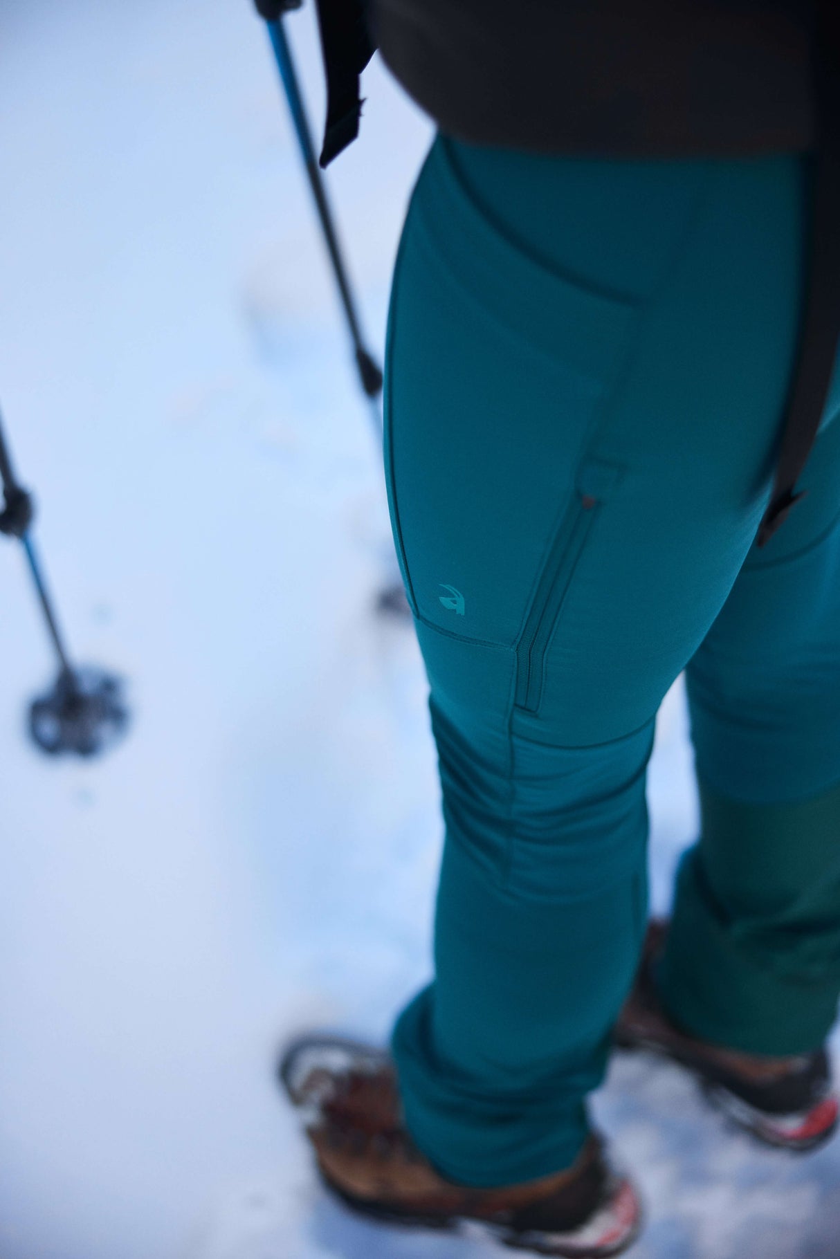 APEX Winter Pocket Leggings Teal Green