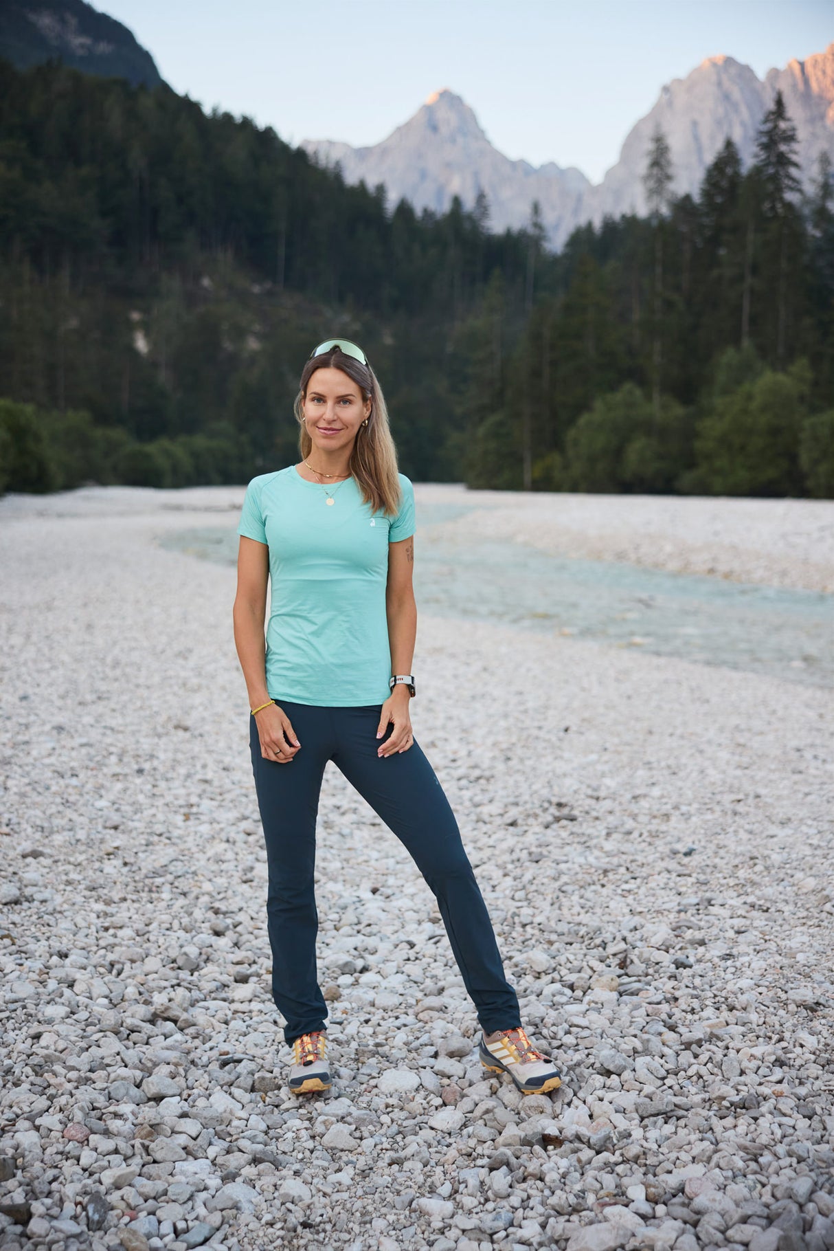 Summit Short Sleeve Tee Glacier