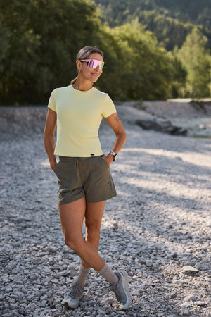Riva Ribbed T-shirt - Citrus