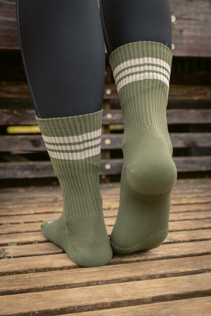 Summit Crew Wandersocken - Moss Green