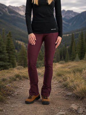Pantaloni Altitude Aubergine