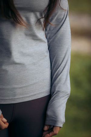 Summit Langarmshirt Storm Grey