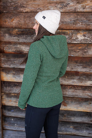 Alpine Wool Hoody Fern Green