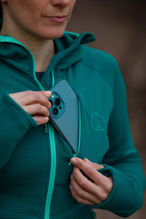 Pro Full-Zip Hoody AP1 Emerald Lake