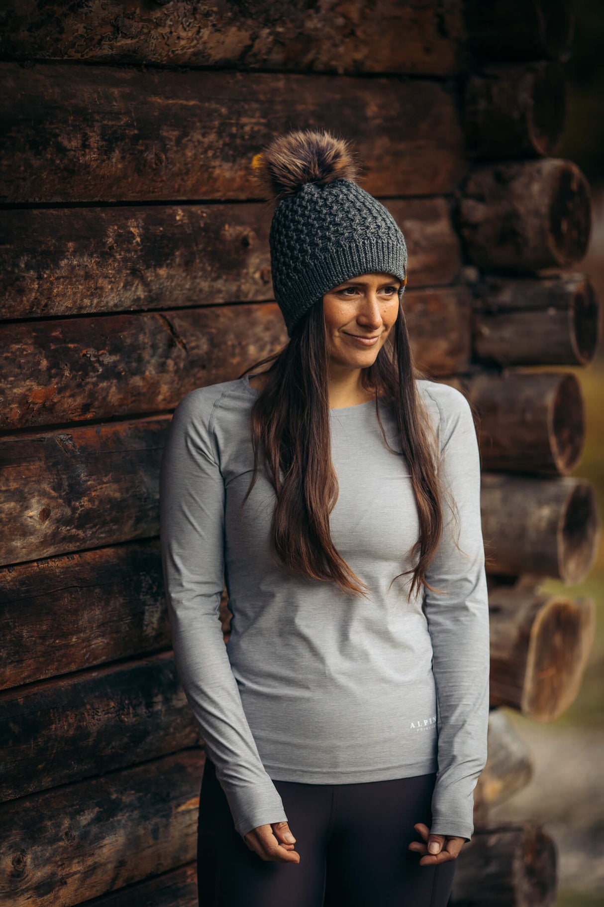 Summit Langarmshirt Storm Grey