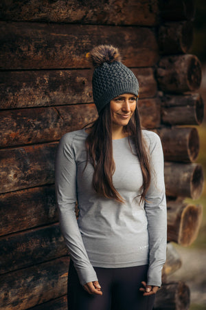 Summit Langarmshirt Storm Grey