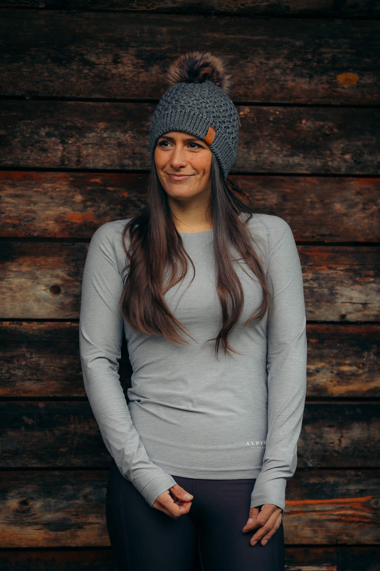 Summit Langarmshirt Storm Grey