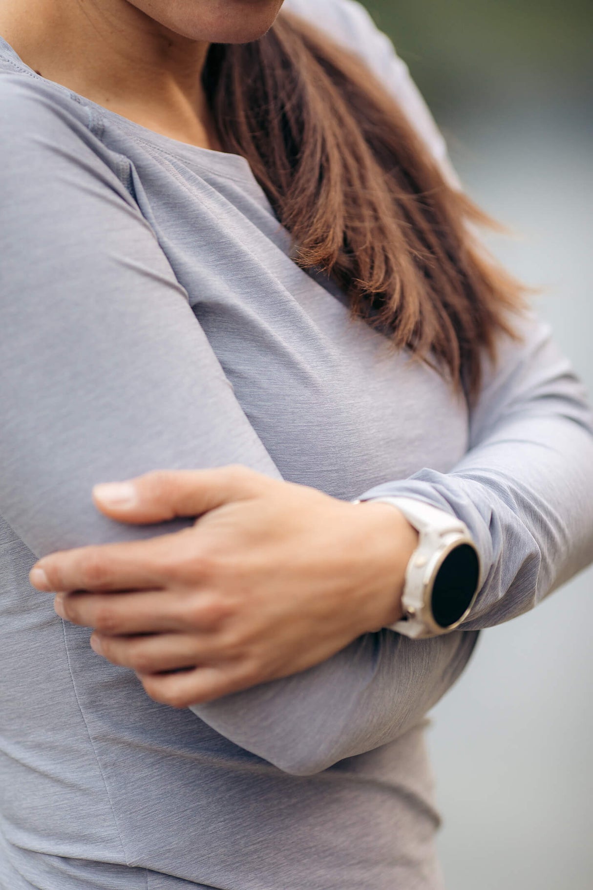 Summit Langarmshirt Storm Grey