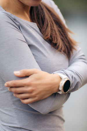 Summit Langarmshirt Storm Grey