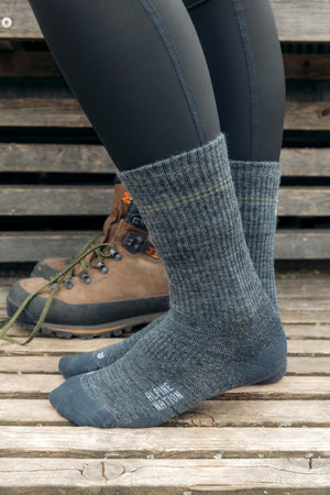 Seceda Light Merino Crew Socks Olive