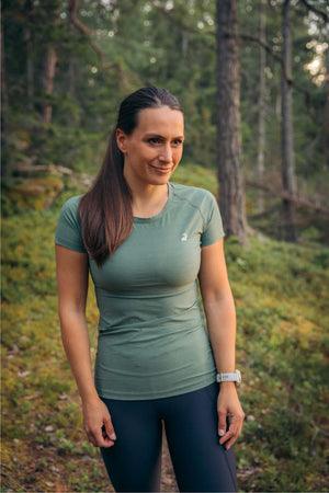 Summit majica s kratkimi rokavi Fern Green