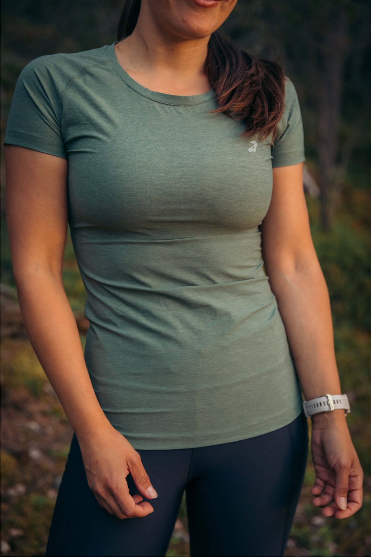 Summit majica s kratkimi rokavi Fern Green