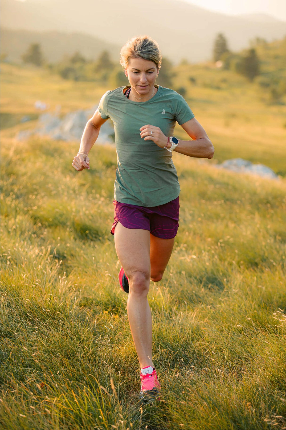 Summit majica s kratkimi rokavi Fern Green