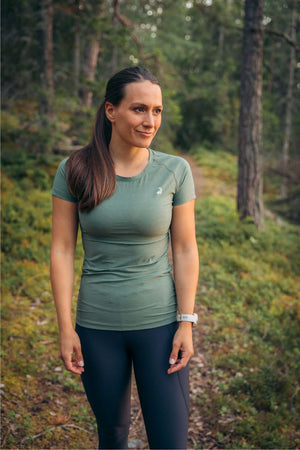 Summit majica s kratkimi rokavi Fern Green