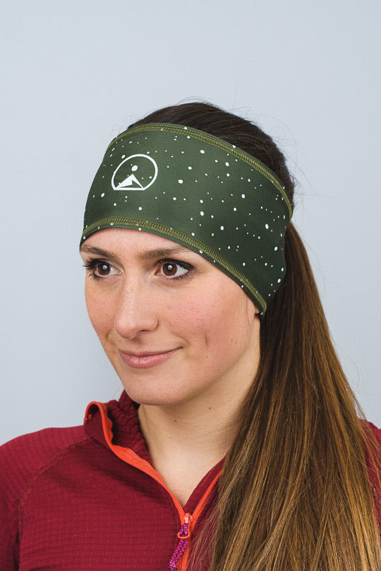 Alpine Princess Headband Moss Green