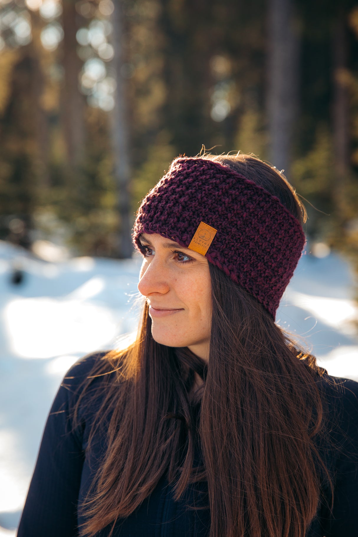 Ruby Red Knitted Headband